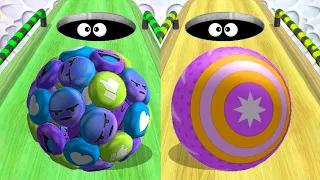 Action Balls vs Going Balls - Which Colorful Ball Will Be the Best at 4 Levels? Race-498