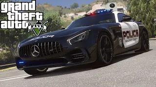 GTA 5- Police Mercedes AMG GT | High graphic 4k