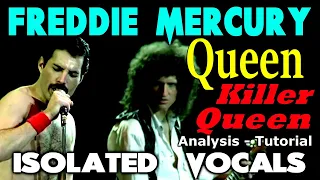 Queen - Killer Queen - Freddie Mercury - ISOLATED VOCALS - Analysis and Tutorial