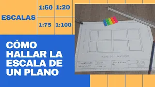 Como Calcular la ESCALA De Un PLANO o Dibujo y las MEDIDAS