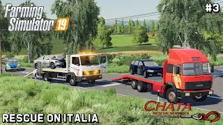 Rescuing cars from accident with NEW IVECO | Rescue on Italia | Farming Simulator 19 | Episode 3