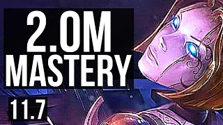 ORIANNA vs SYNDRA (MID) | 14/1/4, 2.0M mastery, Legendary, 500+ games | EUW Diamond | v11.7