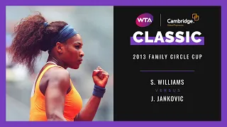 Serena Williams v. Jelena Jankovic | Full Match | 2013 Family Circle Cup