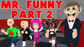 BOBBY, MASH, ZOEY AND BOSS BOY PLAY ESCAPE MR. FUNNY'S TOYSHOP PART 2 | Roblox Funny Moments