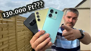 130.000 Ft-os telefonok HARCA | Nothing vs. Samsung vs. Redmi