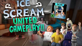 Ice Scream United: Multiplayer |Full Gameplay| Van 🚐🍦 Escape! |Keplerians|