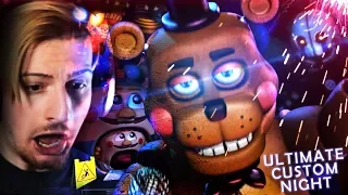 OK.. NOW THINGS GET DIFFICULT (+ FNAF Anime Cut-Scenes!?) || FNAF: Ultimate Custom Night (Part 2)