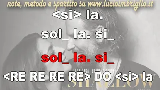 Shallow - karaoke notazionale