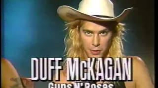 Deep Purple, Aerosmith and Guns N' Roses' News Report from 1988