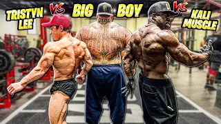 WORLD'S MOST SHREDDED 18 YEAR-OLD LIFTS HEAVY DUMBBELLS | Kali Muscle + Big Boy + Tristyn Lee