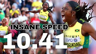 UNBELIEVABLE! Shericka Jackson RUNS 10.41 to Break 100m RECORD In 2022..