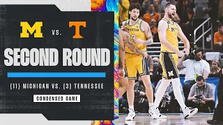 Michigan vs. Tennessee - Second Round NCAA tournament extended highlights