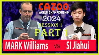 Mark William vs Si Jiahui | Cazoo World Championship 2024 | #snooker2024 | #markwilliams