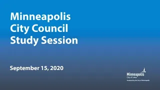 September 15, 2020 Council Study Session