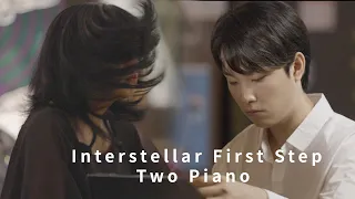 The goosebumps interstellar ost performance of two young korean pianists, "First step" MV.