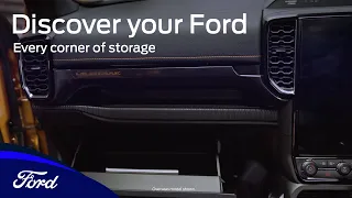 Where to find every corner of storage | Discover your Ford Ranger