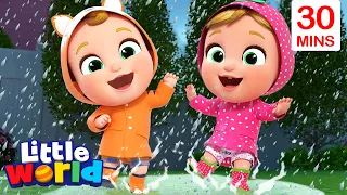 Rain Rain Go Away With Nina And Nico + More Kids Songs & Nursery Rhymes by Little World