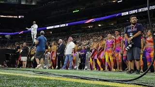 FRONT ENSEMBLE POV OF CROWD: Bluecoats Alumni Corps Semi Finals Performance August 12, 2022