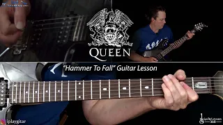 Hammer To Fall Guitar Lesson - Queen