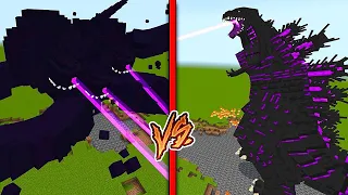 Wither Storm VS Godzilla in Minecraft PE ADDON