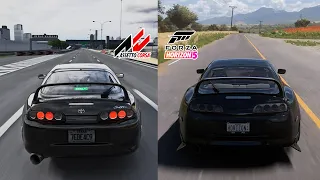 Forza Horizon 5 Vs Assetto Corsa | 1600HP Toyota Supra