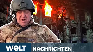 KRIEG IN DER UKRAINE: Landesweiter Raketenterror – Wagner-Chef verzweifelt in Bachmut | WELT STREAM