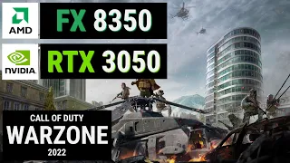 FX 8350 + RTX 3050 = CALL OF DUTY WARZONE