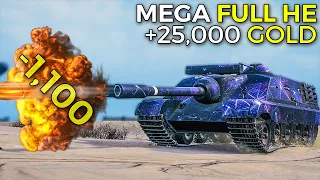 Unbelievable Full HE Foch 155 + 25,000 Gold Giveaway! | World of Tanks AMX 50 Foch 155 Gameplay