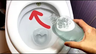 After that, your toilet will be (perfectly clean ) ! The result is shocking 🤯💥