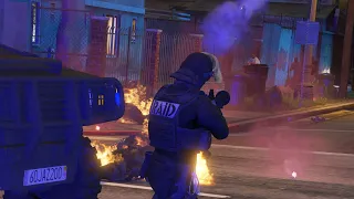 [GTA 5] LE RAID DÉPLOYÉ POUR LES ÉMEUTES DE NUIT| LSPDFR #921