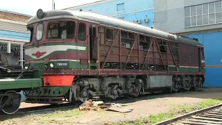 Тепловозы ТЭП60-0360 и 0151 на порезке / Scrapping TEP60-0360 and 0151 locomotives