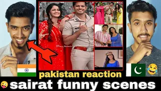 Pakistan Reaction on | sairat funny scenes | sai & virat | Reaction Box