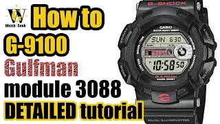 G9100 Gulfman - 3088 module - tutorial on how to setup and use ALL the functions, winter summer time