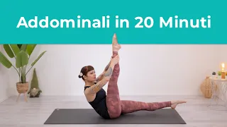 Addominali in 20 Minuti - Pilates per gli Addominali - Esercizi di Pilates a casa