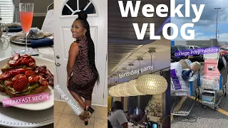WEEKLY VLOG: Homeowner Chat, Birthday Party, Walmart Hygiene & Beauty Shopping, Dorm Makeover.