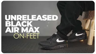 The Perfect Daily Sneakers??! Air Max 1 Black White - On Feet & Lace Swap Review.