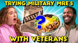 Veterans Eat Military Meals (MREs) With Civilians | People Vs. Food