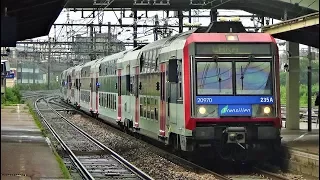 Sur la ligne ferroviaire Paris - Orléans en gare de Juvisy - RER, Intercités, TER, Fret !