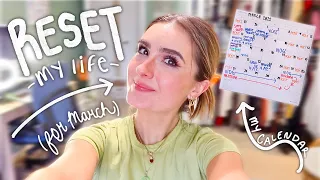 my monthly reset routine for march!! *planning trips, cleaning + more*