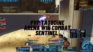 SWTOR - PVP Tatooine Arena Win Combat Sentinel Winning in less than 2 and a half minutes