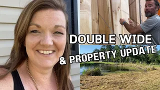 DOUBLE WIDE Renovations and Property UPDATE