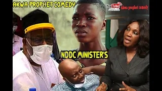 NDDC MINISTER'S X GODSWILL AKPABIO Mark Angel Comedy  AKWA PROPHET COMEDY