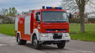 [NOWOŚĆ][TRĄBY] Alarmowo zastęp OSP KSRG Szówsko - 439[R]11 GCBA 5/40 Renault Kerax do pożaru lasu!