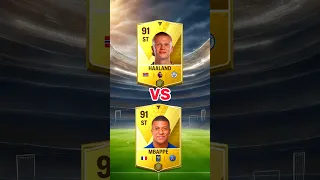 Mbappe vs Haaland in FIFA Mobile. #fifamobile #fcmobile #shorts