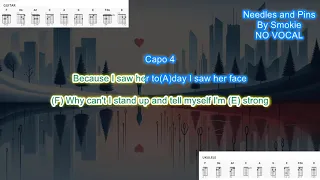 Needles and Pins NO VOCAL (Capo 4) by Smokie play along with scrolling guitar chords and lyrics