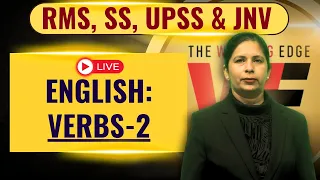 English Verbs 2 |  RMS / UP Sainik School / JNVST / Sainik School Free Coaching