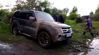 Вытаскиваем Mitsubishi Pajero 4