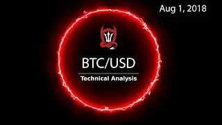 Bitcoin Technical Analysis (BTC/USD) : Bull. Bear.  Or Waiting.. . [08/01/2018]