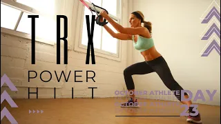 50 Minute TRX Power HIIT Workout:  At Home Suspension Trainer Workout for Strength & Cardio