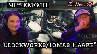 MESHUGGAH - Clockworks (DRUM PLAYTHROUGH w/TOMAS HAAKE) Reaction #meshuggah #clockworks #tomashaake